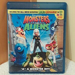Monsters vs Aliens on Blu-Ray